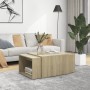 Stapelbare Couchtische 3 Stück Sonoma-Eiche 60x60x38 cm von vidaXL, Couchtisch - Ref: Foro24-806897, Preis: 59,50 €, Rabatt: %