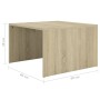 Stackable coffee tables 3 pieces Sonoma oak 60x60x38 cm by vidaXL, Coffee table - Ref: Foro24-806897, Price: 59,50 €, Discoun...