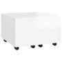 Glossy white plywood coffee table 60x60x38 cm by vidaXL, Coffee table - Ref: Foro24-806864, Price: 68,99 €, Discount: %