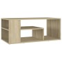 Mesa de centro madera contrachapada roble Sonoma 100x50x40 cm de vidaXL, Mesas de centro - Ref: Foro24-806924, Precio: 56,52 ...