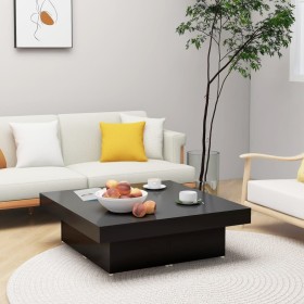 Black plywood coffee table 90x90x28 cm by vidaXL, Coffee table - Ref: Foro24-806913, Price: 87,00 €, Discount: %