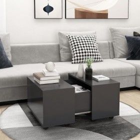 Gray plywood coffee table 60x60x38 cm by vidaXL, Coffee table - Ref: Foro24-806860, Price: 56,99 €, Discount: %