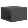 Set mesa de centro apilable 3 pzs contrachapada gris 60x60x38cm de vidaXL, Mesas de centro - Ref: Foro24-806896, Precio: 58,0...