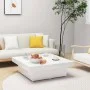 Glossy white plywood coffee table 90x90x28cm by vidaXL, Coffee table - Ref: Foro24-806918, Price: 89,62 €, Discount: %