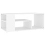 Mesa de centro madera contrachapada blanco 100x50x40 cm de vidaXL, Mesas de centro - Ref: Foro24-806921, Precio: 58,04 €, Des...