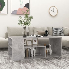 Engineered wood gray concrete coffee table 100x50x40 cm by vidaXL, Coffee table - Ref: Foro24-806925, Price: 53,82 €, Discoun...