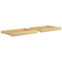 Cajones para sofá cama 2 unidades madera maciza de pino de vidaXL, Camas y accesorios - Ref: Foro24-806970, Precio: 42,59 €, ...