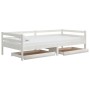 Drawers for sofa bed 2 pieces white solid pine wood by vidaXL, Beds and accessories - Ref: Foro24-806971, Price: 50,44 €, Dis...