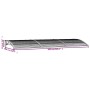 Black polycarbonate door canopy 300x100 cm by vidaXL, Awnings - Ref: Foro24-153569, Price: 112,18 €, Discount: %