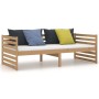 Sofá cama madera maciza de pino marrón miel 90x200 cm de vidaXL, Camas y somieres - Ref: Foro24-806948, Precio: 105,29 €, Des...