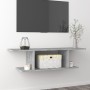 Mueble de TV de pared gris hormigón 103x30x26,5 cm de vidaXL, Muebles TV - Ref: Foro24-806984, Precio: 34,22 €, Descuento: %