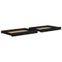 Drawers for sofa bed 2 pieces solid black pine wood by vidaXL, Beds and accessories - Ref: Foro24-806974, Price: 55,39 €, Dis...