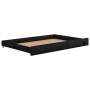 Drawers for sofa bed 2 pieces solid black pine wood by vidaXL, Beds and accessories - Ref: Foro24-806974, Price: 55,39 €, Dis...