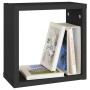 Cube Wandregal 2 Stück schwarz 30x15x30 cm von vidaXL, Regale und Regale - Ref: Foro24-807001, Preis: 23,37 €, Rabatt: %