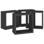 Cube Wandregal 4 Stück schwarz 30x15x30 cm von vidaXL, Regale und Regale - Ref: Foro24-807002, Preis: 34,84 €, Rabatt: %