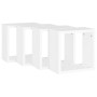 Estantes cubo de pared 4 unidades blanco 30x15x30 cm de vidaXL, Estantes y estanterías - Ref: Foro24-806999, Precio: 37,90 €,...