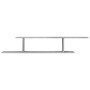 Concrete gray plywood TV wall shelf 125x18x23 cm by vidaXL, Shelves and shelves - Ref: Foro24-806993, Price: 23,58 €, Discoun...