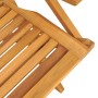 Folding garden chairs 4 pcs solid teak wood 56x63x90 cm by vidaXL, Garden chairs - Ref: Foro24-3155049, Price: 355,99 €, Disc...