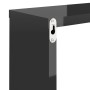 Cube wall shelves 6 units glossy black 30x15x30 cm by vidaXL, Shelves and shelves - Ref: Foro24-807021, Price: 43,50 €, Disco...