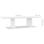 Mueble de pared para TV blanco 103x30x26,5 cm de vidaXL, Muebles TV - Ref: Foro24-806980, Precio: 32,33 €, Descuento: %