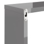 Cube wall shelves 2 units glossy gray 30x15x30 cm by vidaXL, Shelves and shelves - Ref: Foro24-807022, Price: 20,99 €, Discou...