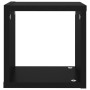 Cube wall shelves 6 units black 22x15x22 cm by vidaXL, Shelves and shelves - Ref: Foro24-807057, Price: 32,16 €, Discount: %