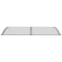 Marquesina de puerta policarbonato gris 150x75 cm de vidaXL, Toldos - Ref: Foro24-153579, Precio: 77,91 €, Descuento: %