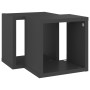 Cube wall shelves 2 units gray 22x15x22 cm by vidaXL, Shelves and shelves - Ref: Foro24-807058, Price: 17,99 €, Discount: %