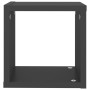 Cube wall shelves 2 units gray 22x15x22 cm by vidaXL, Shelves and shelves - Ref: Foro24-807058, Price: 17,99 €, Discount: %