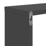 Cube wall shelves 2 units gray 22x15x22 cm by vidaXL, Shelves and shelves - Ref: Foro24-807058, Price: 17,99 €, Discount: %