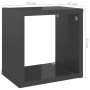 Cube Wandregale 2 Einheiten glänzend grau 22x15x22 cm von vidaXL, Regale und Regale - Ref: Foro24-807076, Preis: 19,12 €, Rab...