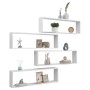 Cube wall shelf 4 pcs plywood 100x15x30 cm by vidaXL, Shelves and shelves - Ref: Foro24-807080, Price: 59,54 €, Discount: %