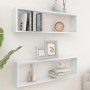 Wall cube shelf 2 units plywood 100x15x30 cm by vidaXL, Shelves and shelves - Ref: Foro24-807079, Price: 36,99 €, Discount: %