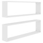 Wall cube shelf 2 units plywood 100x15x30 cm by vidaXL, Shelves and shelves - Ref: Foro24-807079, Price: 36,99 €, Discount: %