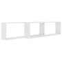 Wall cube shelf 2 units plywood 100x15x30 cm by vidaXL, Shelves and shelves - Ref: Foro24-807079, Price: 36,99 €, Discount: %