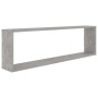 Cube wall shelf 4 units concrete gray plywood 100x15x30cm by vidaXL, Shelves and shelves - Ref: Foro24-807092, Price: 62,76 €...