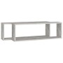 Wall shelf 2 pcs concrete gray plywood 80x15x26.5cm by vidaXL, Shelves and shelves - Ref: Foro24-807118, Price: 28,83 €, Disc...