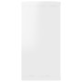 Cube wall shelf 2 units glossy white plywood 100x15x30cm by vidaXL, Shelves and shelves - Ref: Foro24-807097, Price: 44,48 €,...