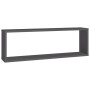 Cube wall shelves 6 units plywood gray 80x15x26.5 cm by vidaXL, Shelves and shelves - Ref: Foro24-807114, Price: 55,45 €, Dis...