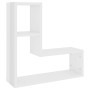 Wall shelves 2 pcs glossy white plywood 50x15x50 cm by vidaXL, Shelves and shelves - Ref: Foro24-807220, Price: 33,76 €, Disc...