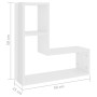 Wall shelves 2 pcs glossy white plywood 50x15x50 cm by vidaXL, Shelves and shelves - Ref: Foro24-807220, Price: 33,76 €, Disc...