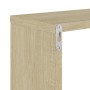 Wall shelves 2 units white and oak plywood 50x15x50cm by vidaXL, Shelves and shelves - Ref: Foro24-807246, Price: 33,81 €, Di...