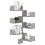 Corner wall shelves 2 units concrete plywood 40x40x50 cm by vidaXL, Shelves and shelves - Ref: Foro24-807232, Price: 31,36 €,...