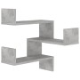 Corner wall shelves 2 units concrete plywood 40x40x50 cm by vidaXL, Shelves and shelves - Ref: Foro24-807232, Price: 31,36 €,...