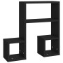 Wall shelves 2 pcs black plywood 50x15x50 cm by vidaXL, Shelves and shelves - Ref: Foro24-807242, Price: 30,37 €, Discount: %