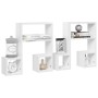 Wall shelves 2 pcs glossy white plywood 50x15x50 cm by vidaXL, Shelves and shelves - Ref: Foro24-807247, Price: 23,96 €, Disc...