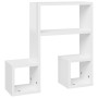 Wall shelves 2 pcs glossy white plywood 50x15x50 cm by vidaXL, Shelves and shelves - Ref: Foro24-807247, Price: 23,96 €, Disc...