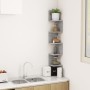 Concrete gray plywood wall corner shelf 20x20x127.5cm by vidaXL, Shelves and shelves - Ref: Foro24-807281, Price: 28,60 €, Di...