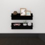 Wall shelf 2 pcs black plywood 60x11.5x18 cm by vidaXL, Shelves and shelves - Ref: Foro24-807317, Price: 19,99 €, Discount: %