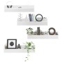 Wall shelf 4 pcs glossy white plywood 80x11.5x18cm by vidaXL, Shelves and shelves - Ref: Foro24-807346, Price: 34,87 €, Disco...